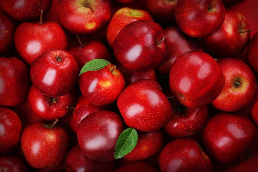 APPLES RED DELICIOUS OG BULK P 38 LBS/100 CT