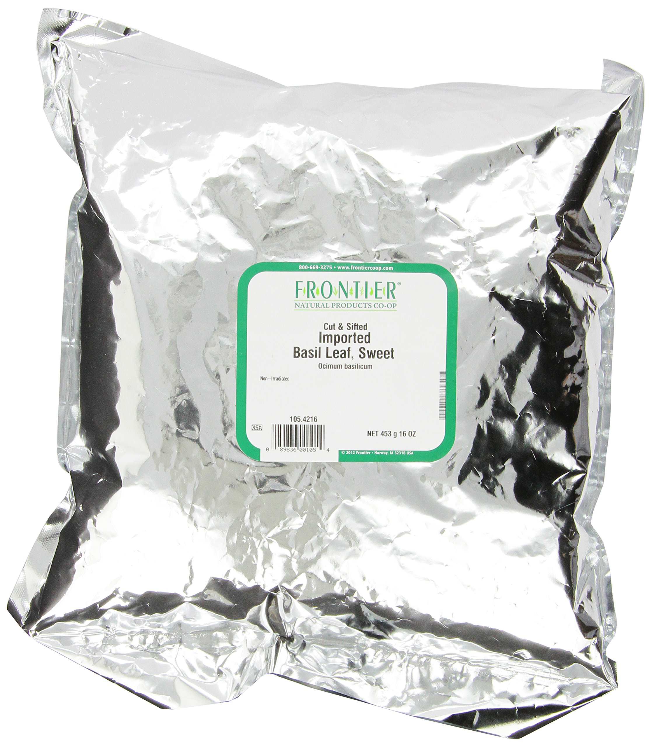 BASIL LEAF C/S FRONTIER 1 LB
