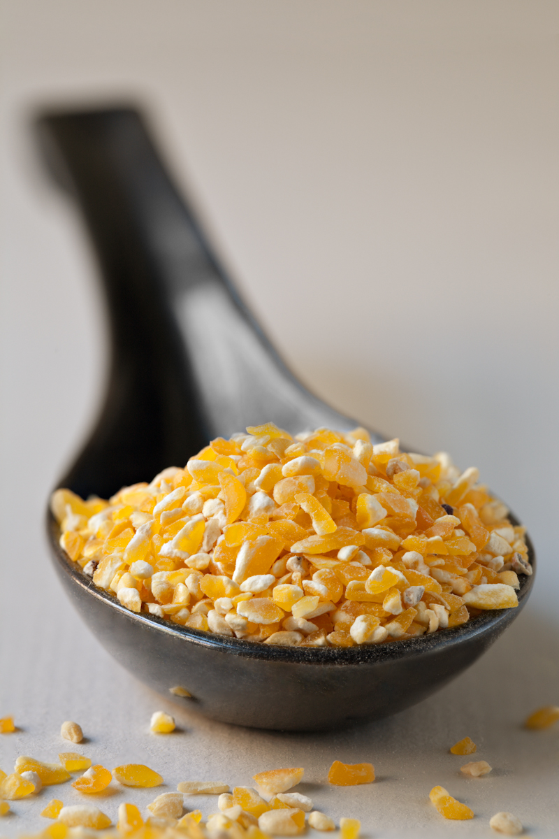 CORN GRITS YELLOW OG BULK 50 LBS