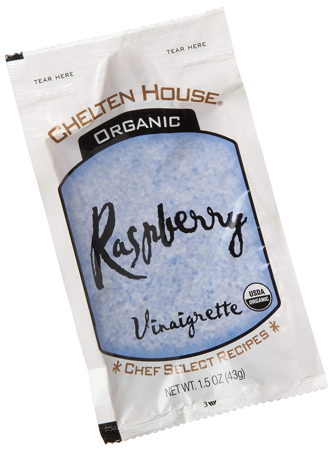VINAIGRETTE RASPBERRY POUCHES OG CHELTEN 8/1 QT