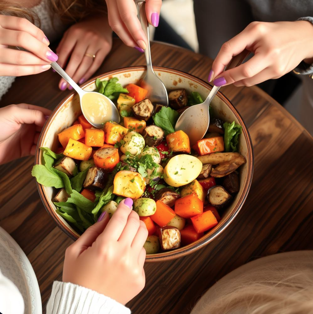 Straight from the Farm: Roasted Veggie Bowl for Heart & Soul